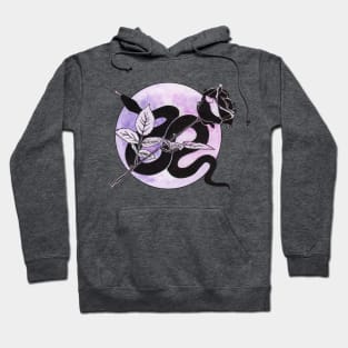 Cosmic Snake and Rose Hoodie